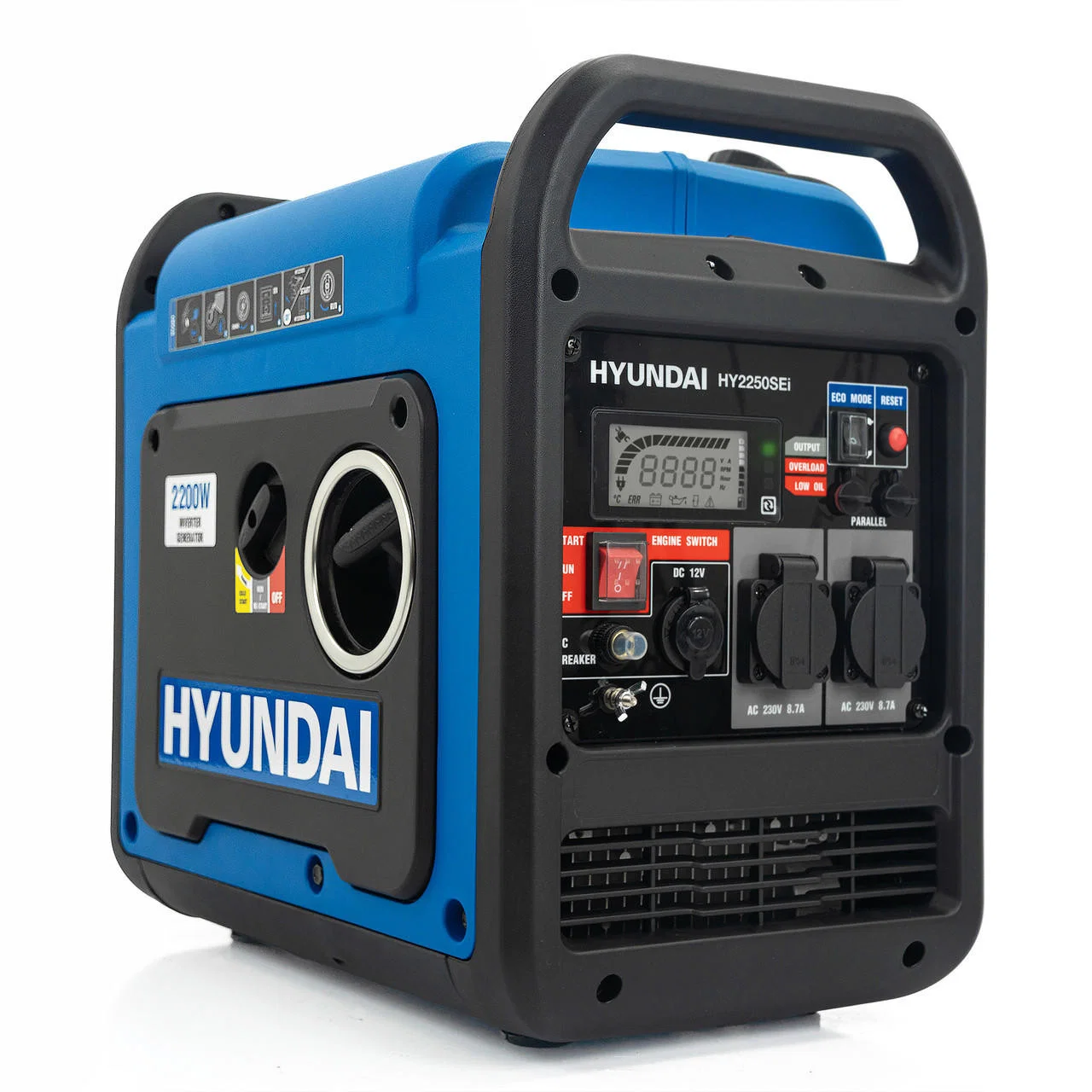 Hyundai 2.2kW Petrol Inverter Generator (Electric start)