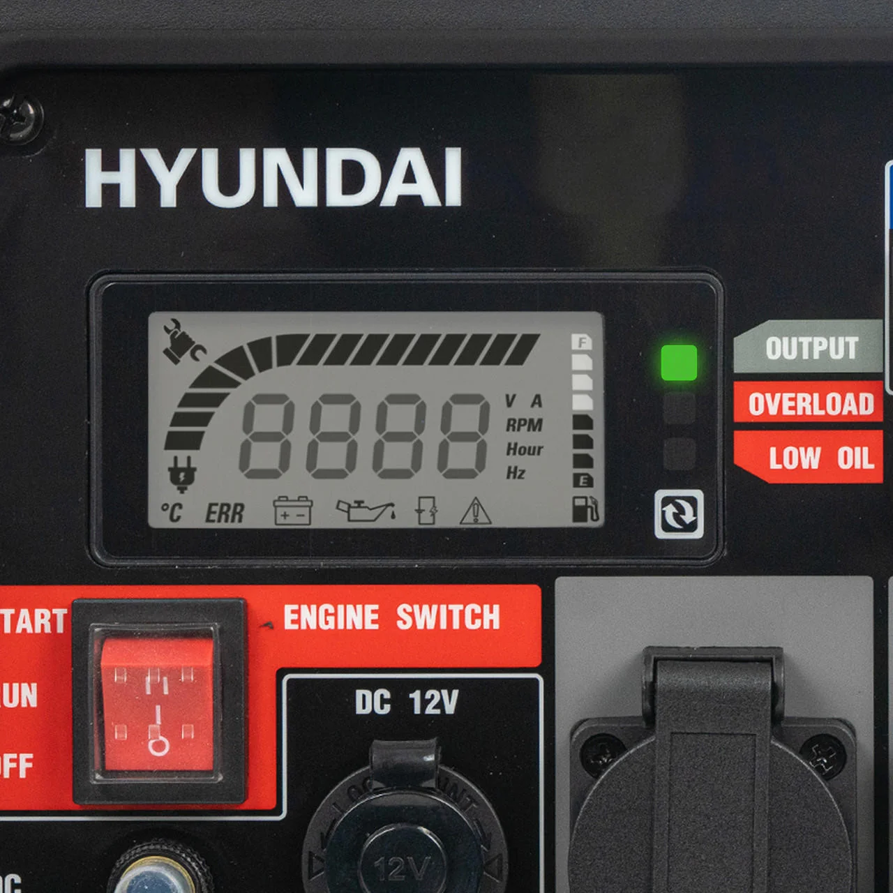 Hyundai 2.2kW Petrol Inverter Generator (Electric start)
