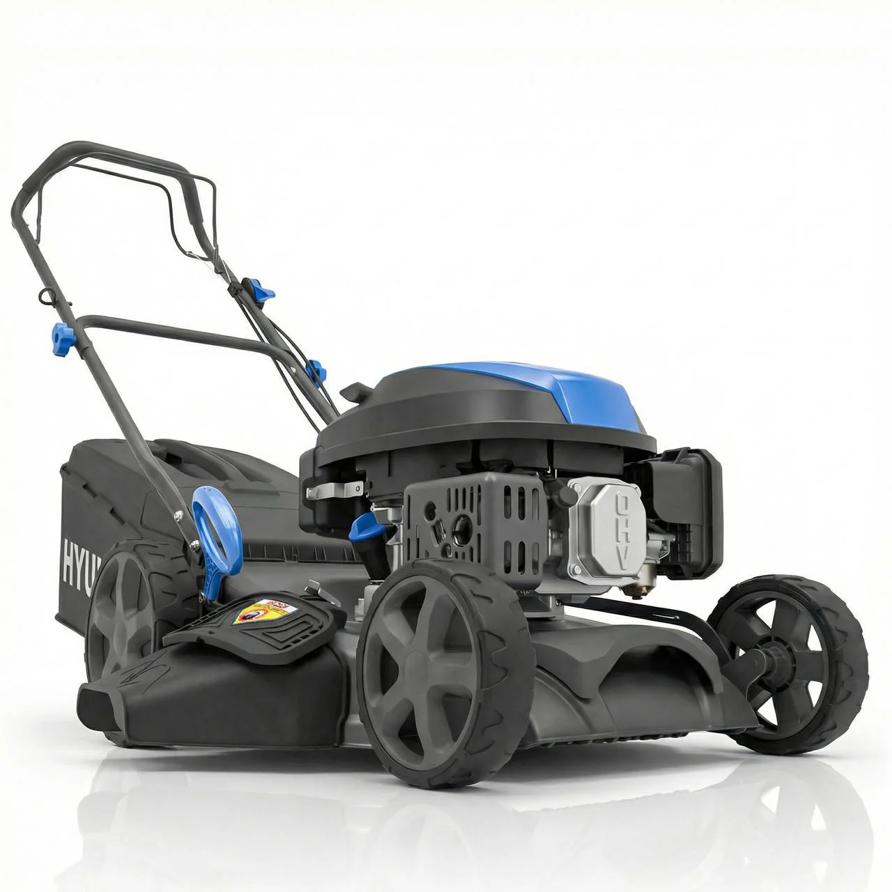 Hyundai 17" / 43cm Self-Propelled Petrol Lawnmower, 139cc, Mulching