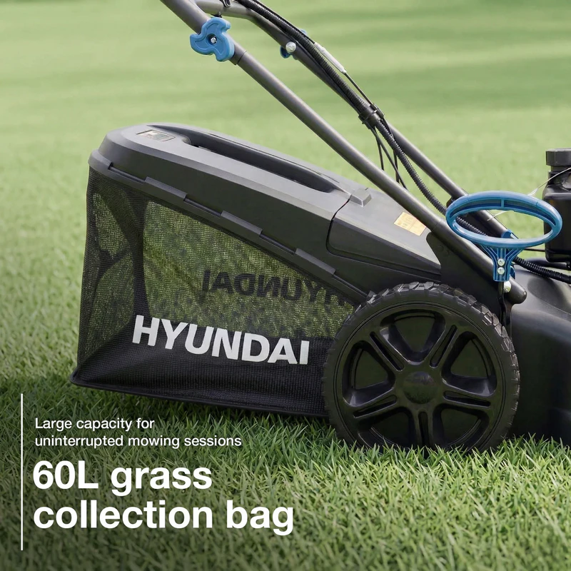 Hyundai 20" / 51cm Self-Propelled Petrol Lawnmower, Electric Start, 196cc