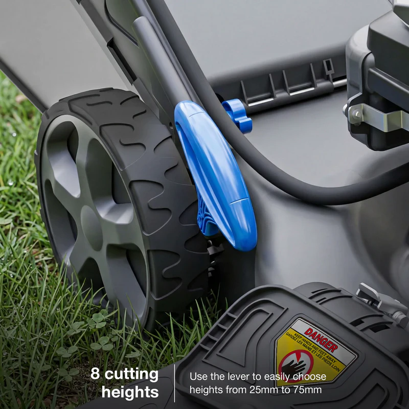 Hyundai 22” / 56cm Self-Propelled Petrol Lawnmower, Electric Start, 3-in-1