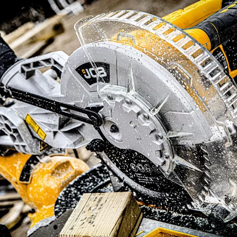 JCB 210mm 8" Electric Compound Mitre Saw, Corded, 1100W, 230V