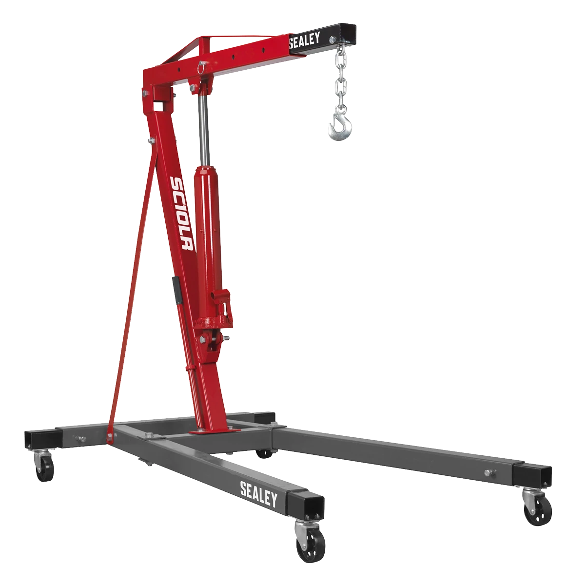 Sealey Long Reach Engine Crane with Extendable Legs 1 Tonne