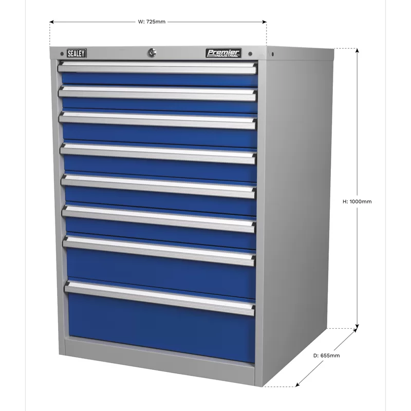 Sealey Premier Industrial™ Cabinet 8 Drawer