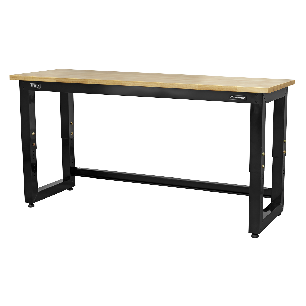 Sealey Premier™ Heavy-Duty Steel Adjustable Workbench with Wooden Worktop 1830mm