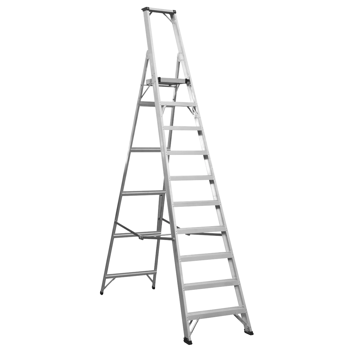 Sealey Industrial Step Ladder 10-Tread Aluminium - EN 131