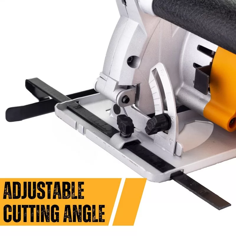 JCB Electric Circular Saw, 184mm Blade Max Cut 65mm, 90-45° Bevel,Corded, 1500W, 230V