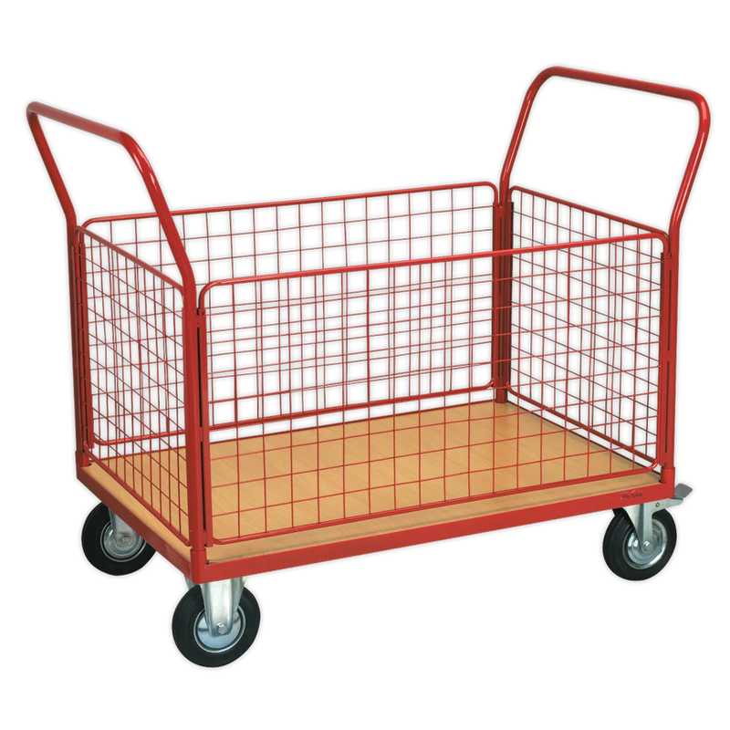Sealey Platform Truck with 4 Removable Sides 1200 x 800mm - 300kg Capacity