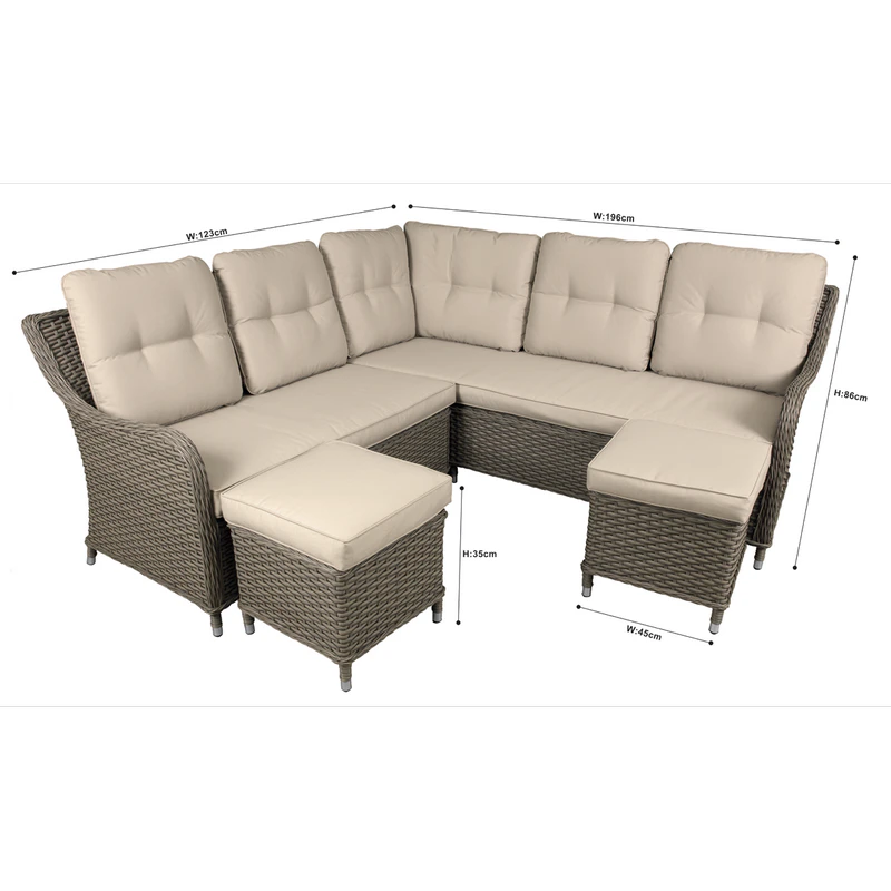 Sealey Dellonda Chester Rattan Wicker Outdoor Furniture