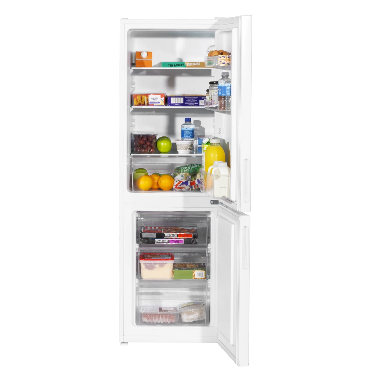 Sealey Baridi 70/30 Low Frost Fridge Freezer 157L Capacity - White