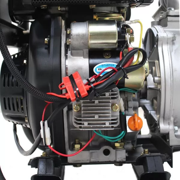Hyundai 50mm 2''Diesel Water Pump, 33m Total Head, 8m Lift, 600L/min Flow Rate, 6hp, 221cc