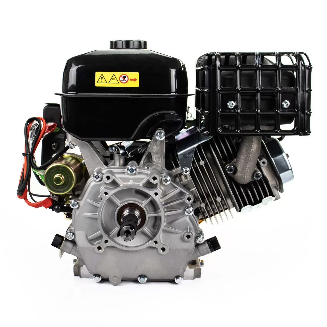JCB 15hp 25.4mm 1” Petrol Engine, 457cc, 4 Stroke, OHV, Electric Start Horizontal Shaft
