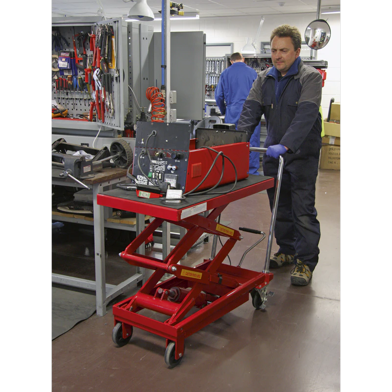 Sealey Hydraulic Scissor Lift Platform Table 300kg Capacity