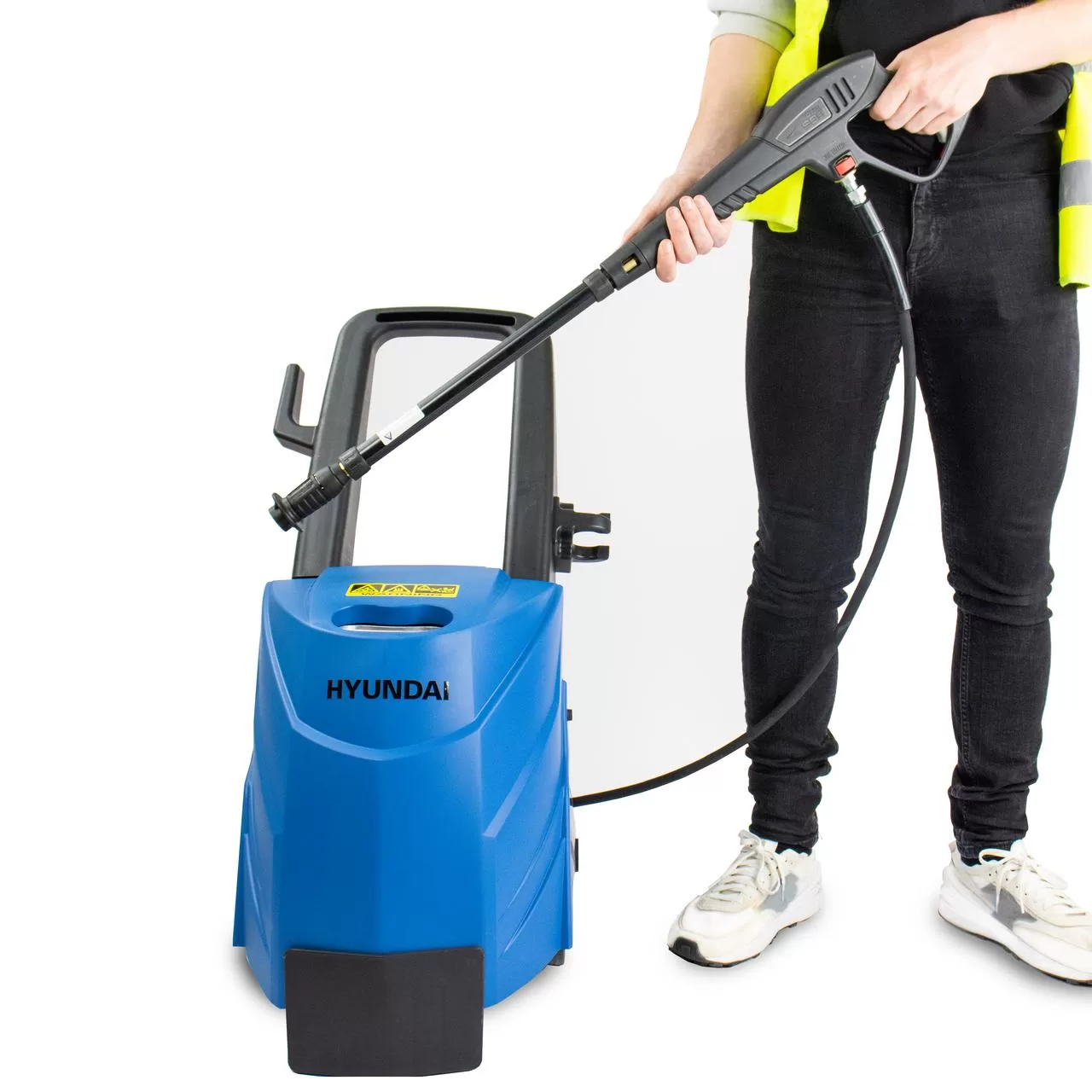 Hyundai 2100psi 145bar Hot Pressure Washer, 80°C 2.3kW Power Jet Washer
