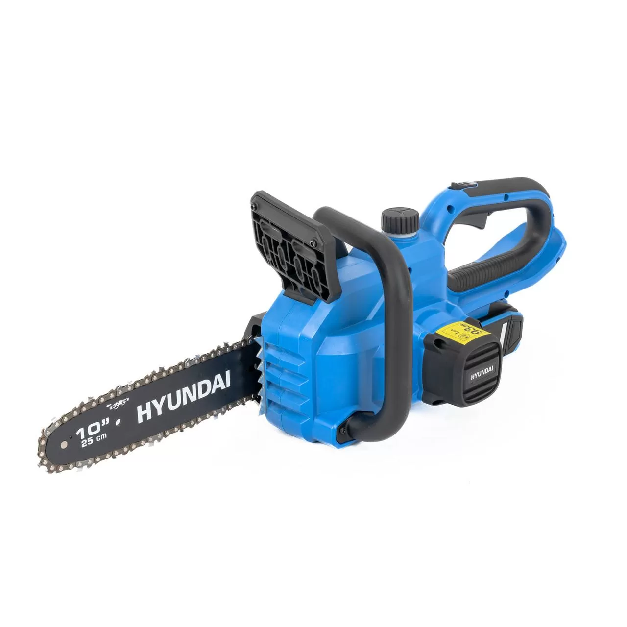 Hyundai 10'' 25cm Cordless Chainsaw 20V Li-Ion 4Ah Battery and Charger