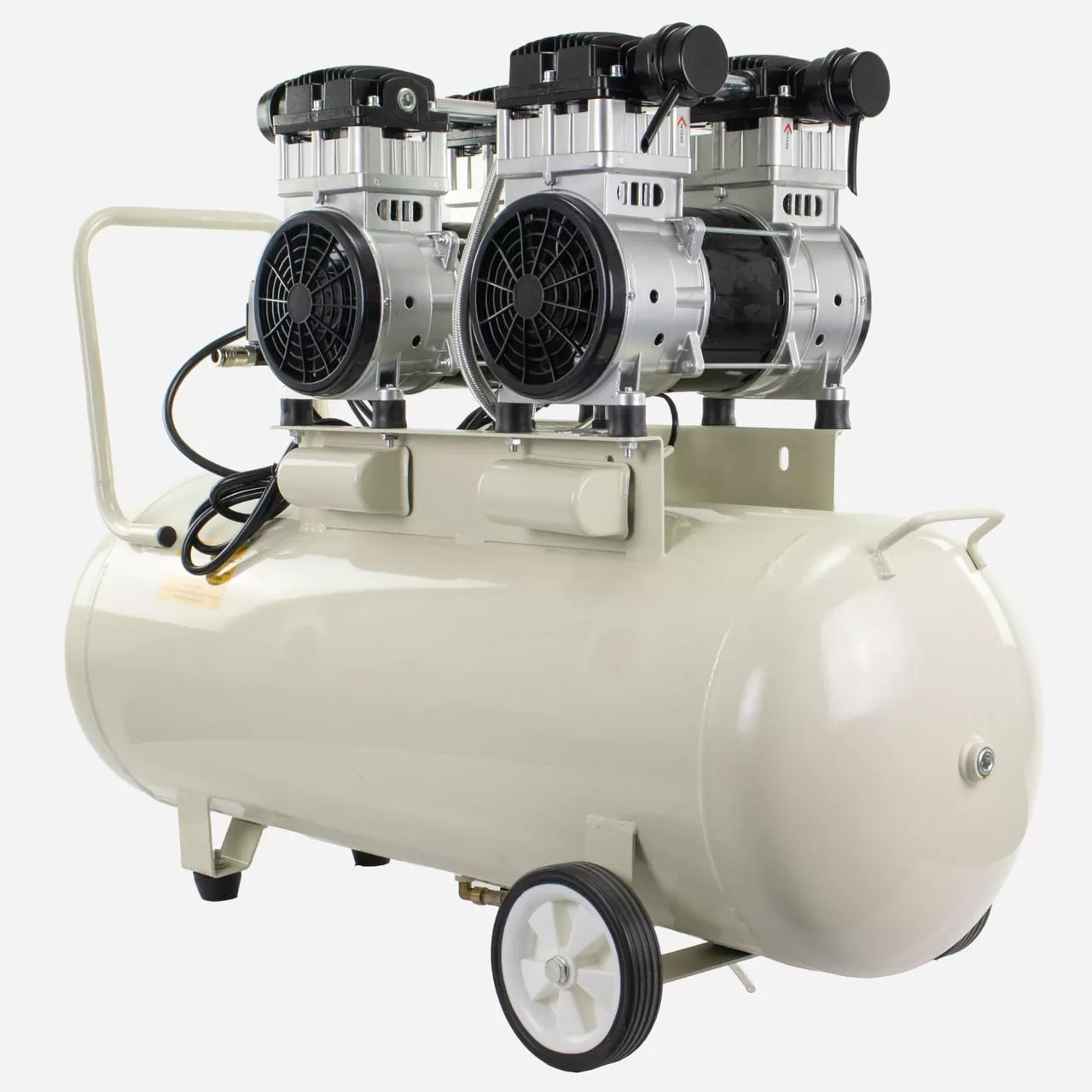 Hyundai 4hp 100L Oil Free Low Noise Electric Air Compressor 22CFM 145psi Direct Drive