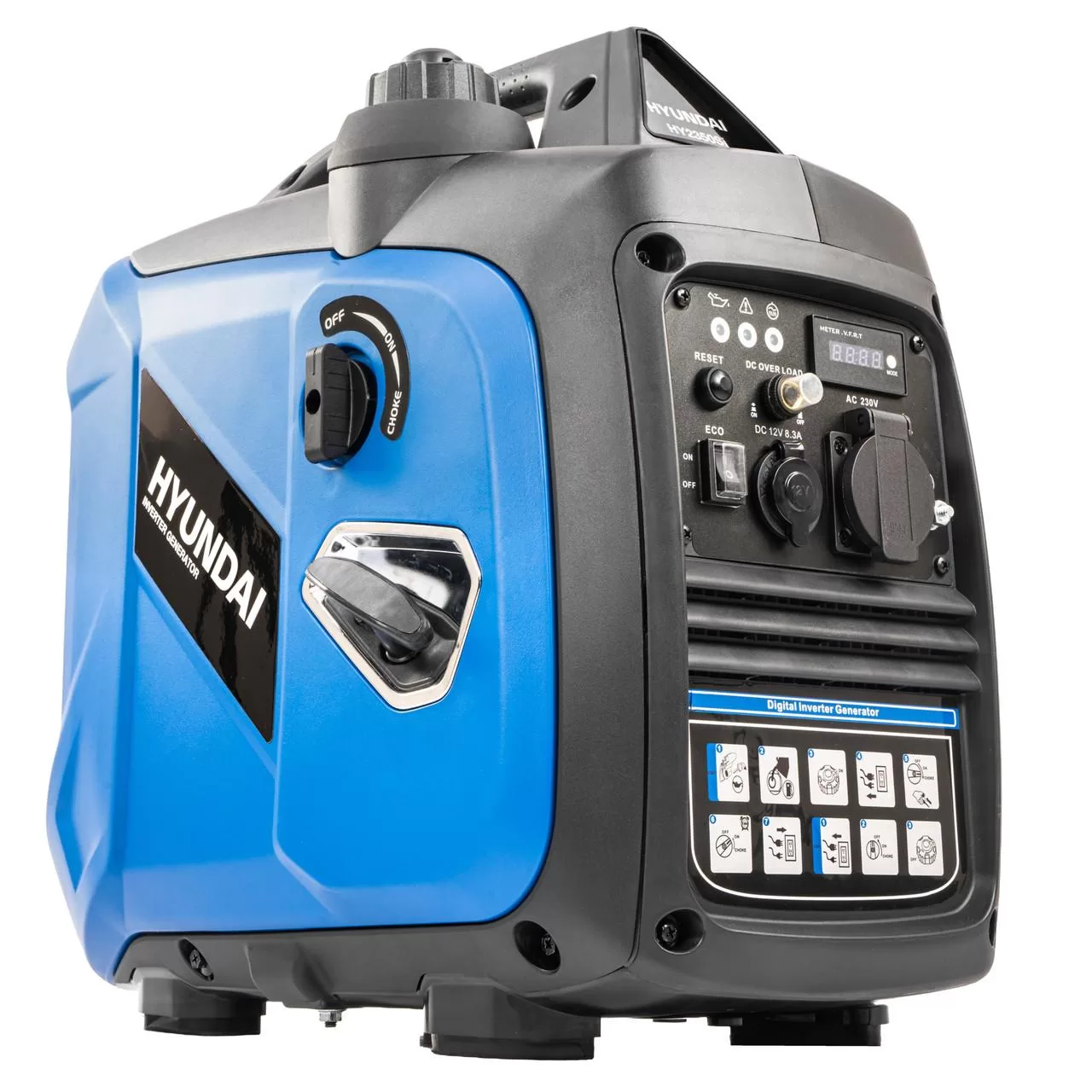 Hyundai 2.0kW / 2000W Inverter Generator, Recoil Start, Pure Sine Wave
