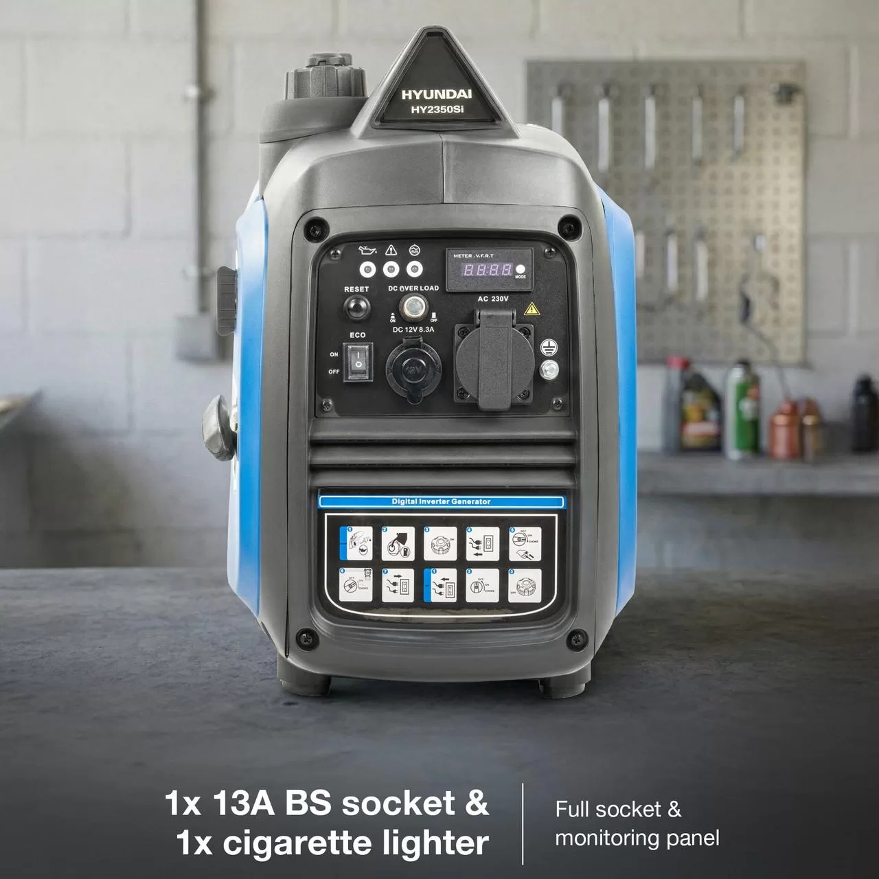 Hyundai 2.0kW / 2000W Inverter Generator, Recoil Start, Pure Sine Wave