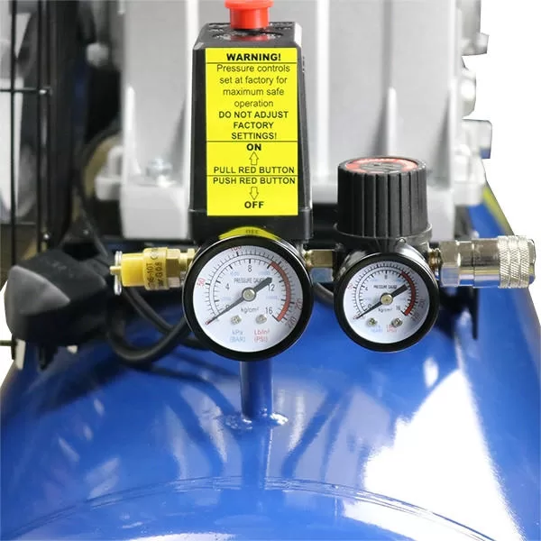 Hyundai 3hp 150L Low Noise Air Compressor 14CFM 145psi Twin Cylinder Belt Drive