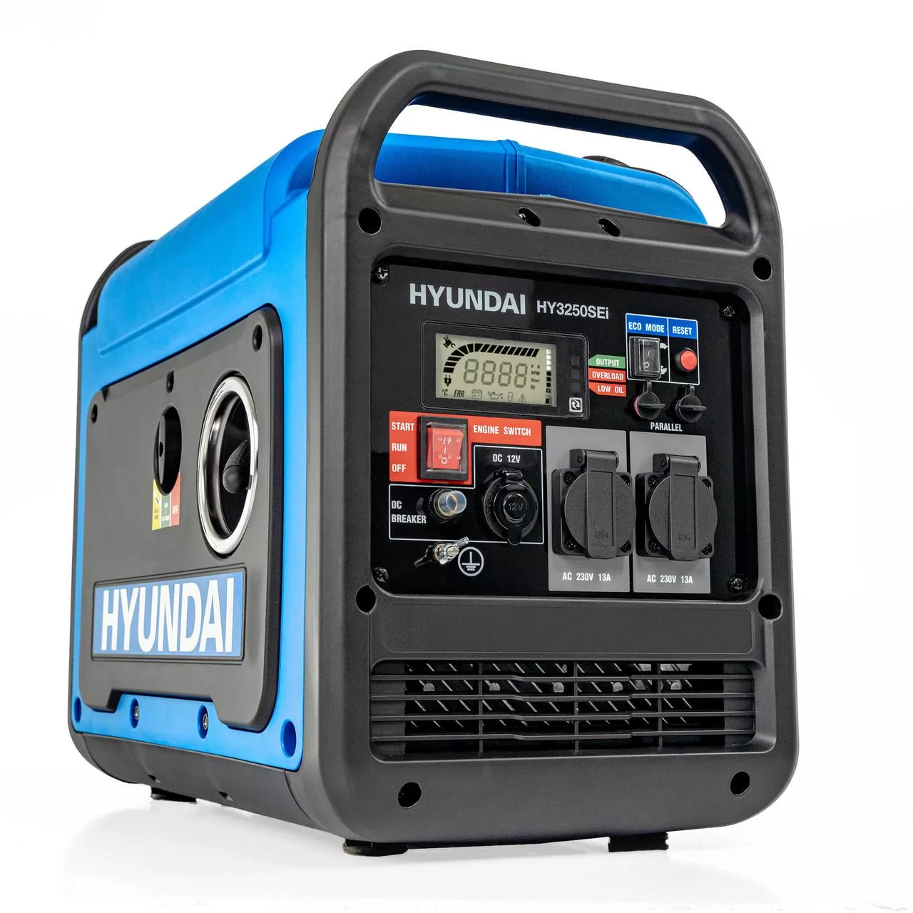 Hyundai 3200W / 3.2kW Petrol Inverter Generator, Pure Sine Wave Output, Electric Start
