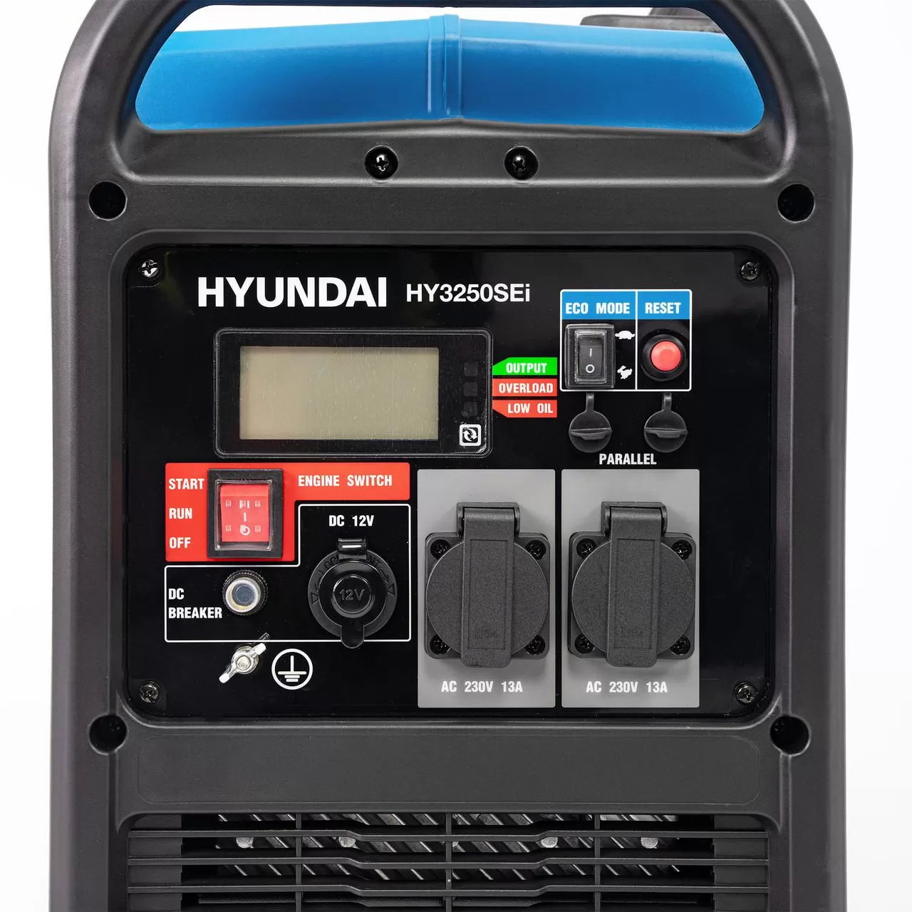 Hyundai 3200W / 3.2kW Petrol Inverter Generator, Pure Sine Wave Output, Electric Start