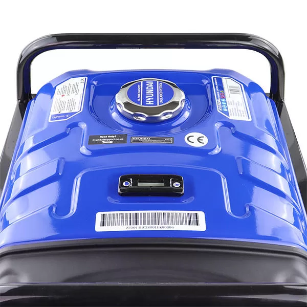 Hyundai 3.2kW / 4kVA* Petrol Site Open Generator with Electric, Recoil Start & Wheel Kit