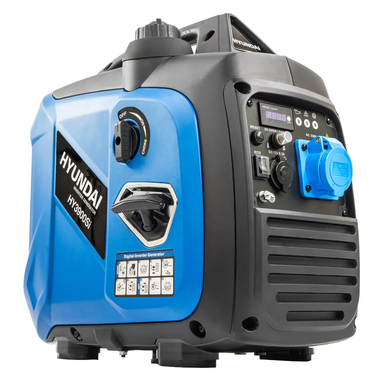 Hyundai 3.3kW / 3300W Inverter Generator, Recoil Start, Pure Sine Wave