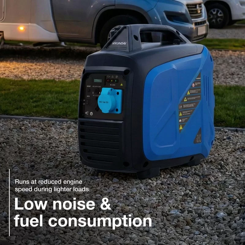 Hyundai 3.3kW / 3300W Inverter Generator, Recoil Start, Pure Sine Wave