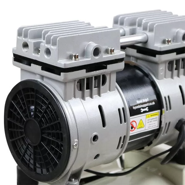 Hyundai 750W 24L Oil Free Low Noise Portable Air Compressor 5.2CFM 118psi Direct Drive