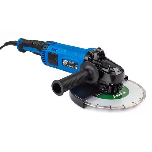 Hyundai 2000W Electric Angle Grinder 230mm Disk, Quick release, 220-240V