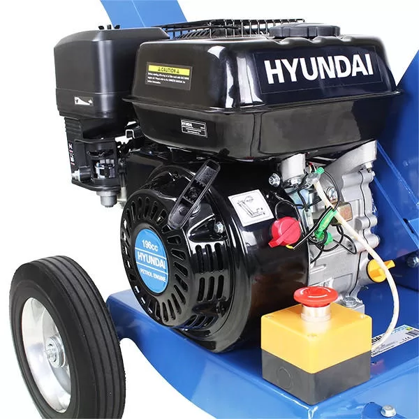 Hyundai 212cc 60mm Petrol Garden Wood Chipper