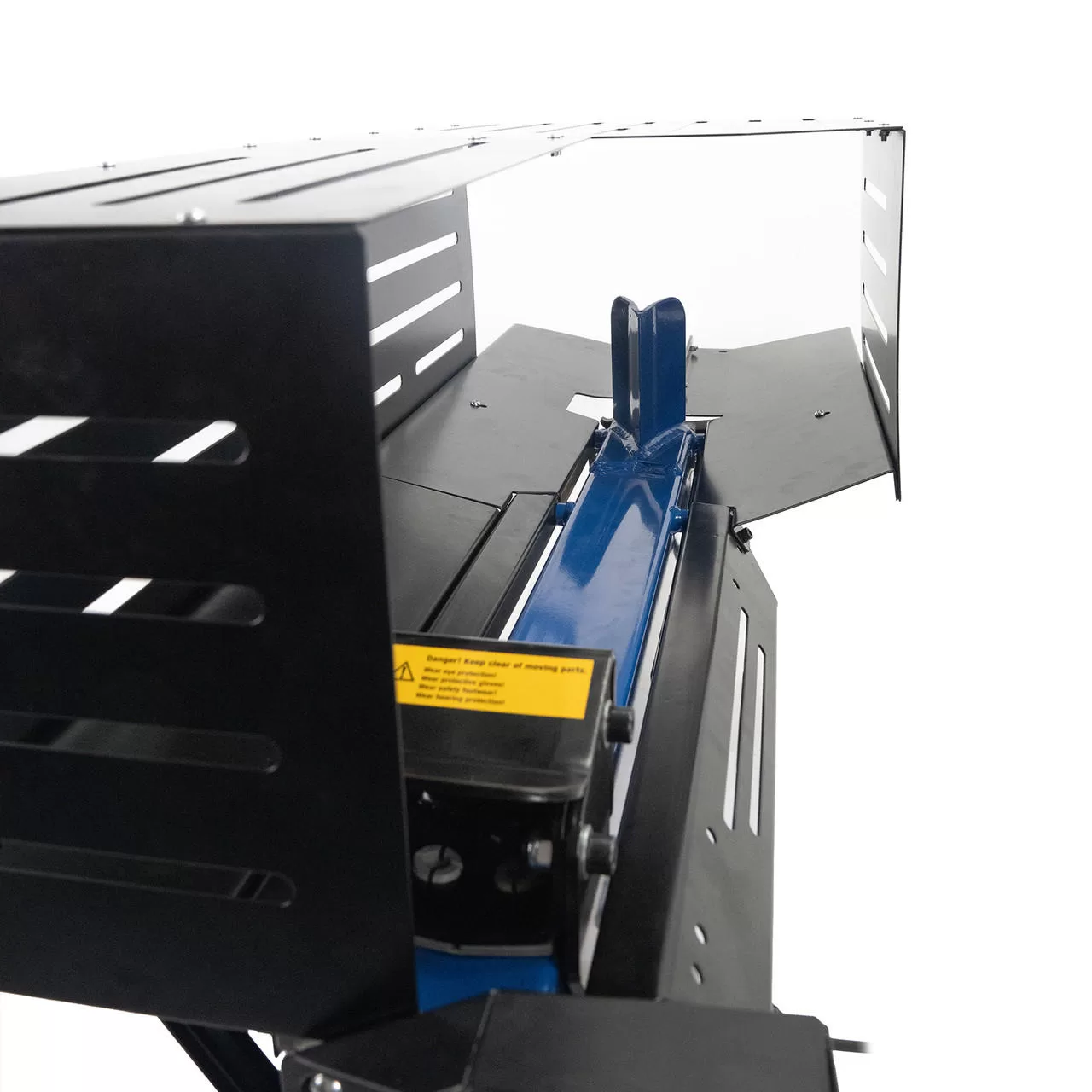 Hyundai 7 Tonne Horizontal Electric Log Splitter with Hydraulic Ram, Steel Protection Cage 520mm