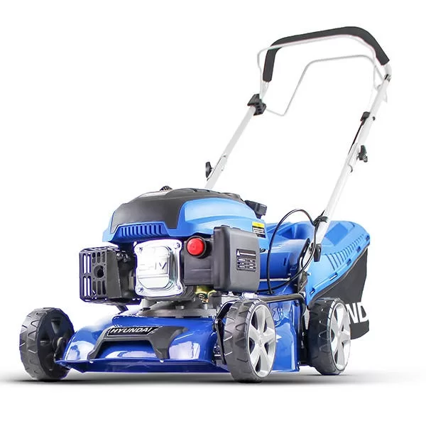 Hyundai 17" / 42cm 139cc Self-Propelled Petrol Lawnmower, 25-75mm Cuts, Rear Discharge