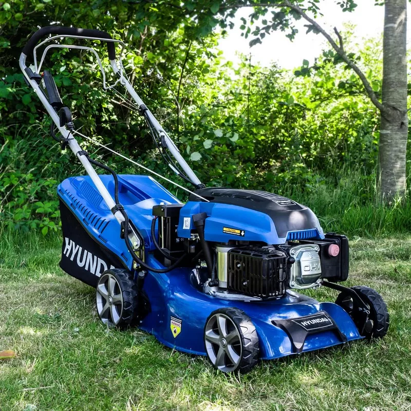 Hyundai 17"/42cm 139cc Electric-Start Self-Propelled Petrol Lawnmower
