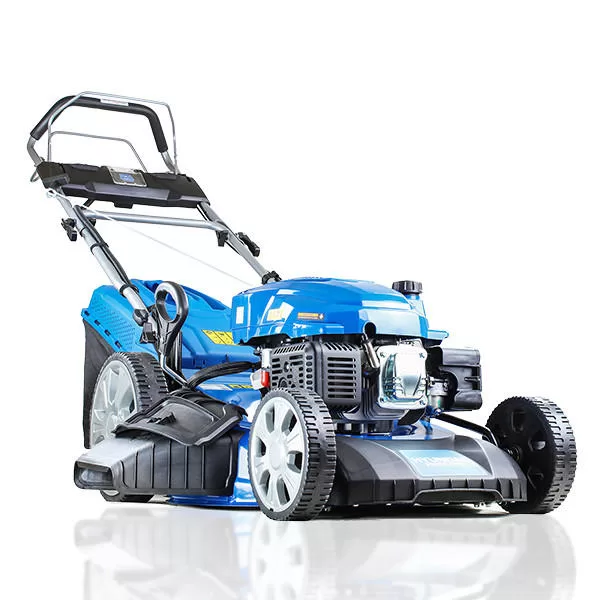 Hyundai 21'' / 53cm 224cc 4-in-1 Electric-Start Self-Propelled Petrol Lawnmower, Mulch, Rear & Side Discharge, Hose Connector