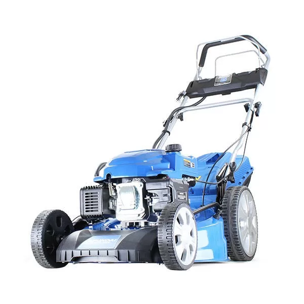 Hyundai 21'' / 53cm 224cc 4-in-1 Electric-Start Self-Propelled Petrol Lawnmower, Mulch, Rear & Side Discharge, Hose Connector