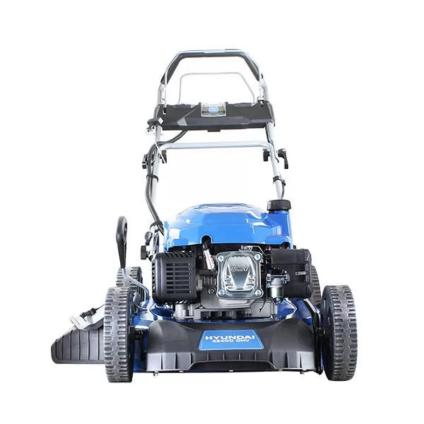 Hyundai 21'' / 53cm 224cc 4-in-1 Electric-Start Self-Propelled Petrol Lawnmower, Mulch, Rear & Side Discharge, Hose Connector