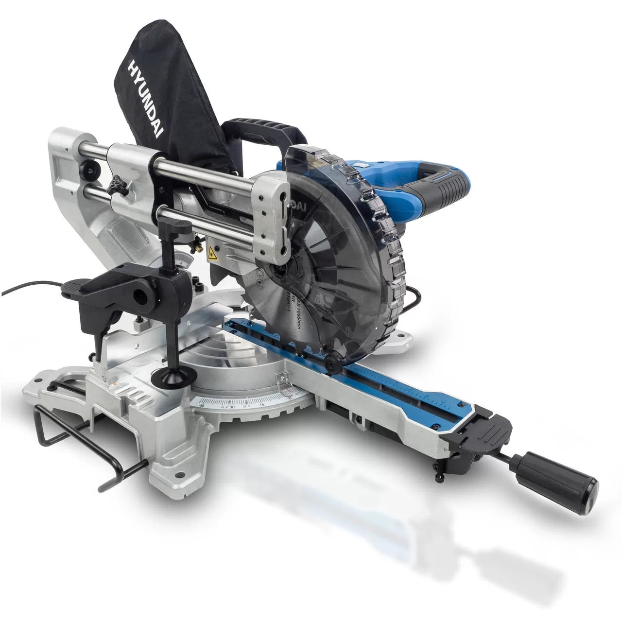 Hyundai 1500W Electric Mitre Saw / Chop Saw with 210mm Blade, 230V