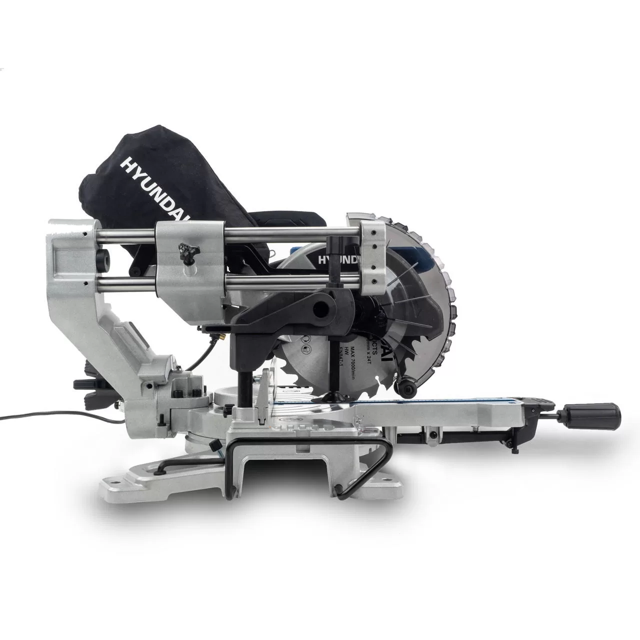 Hyundai 1500W Electric Mitre Saw / Chop Saw with 210mm Blade, 230V