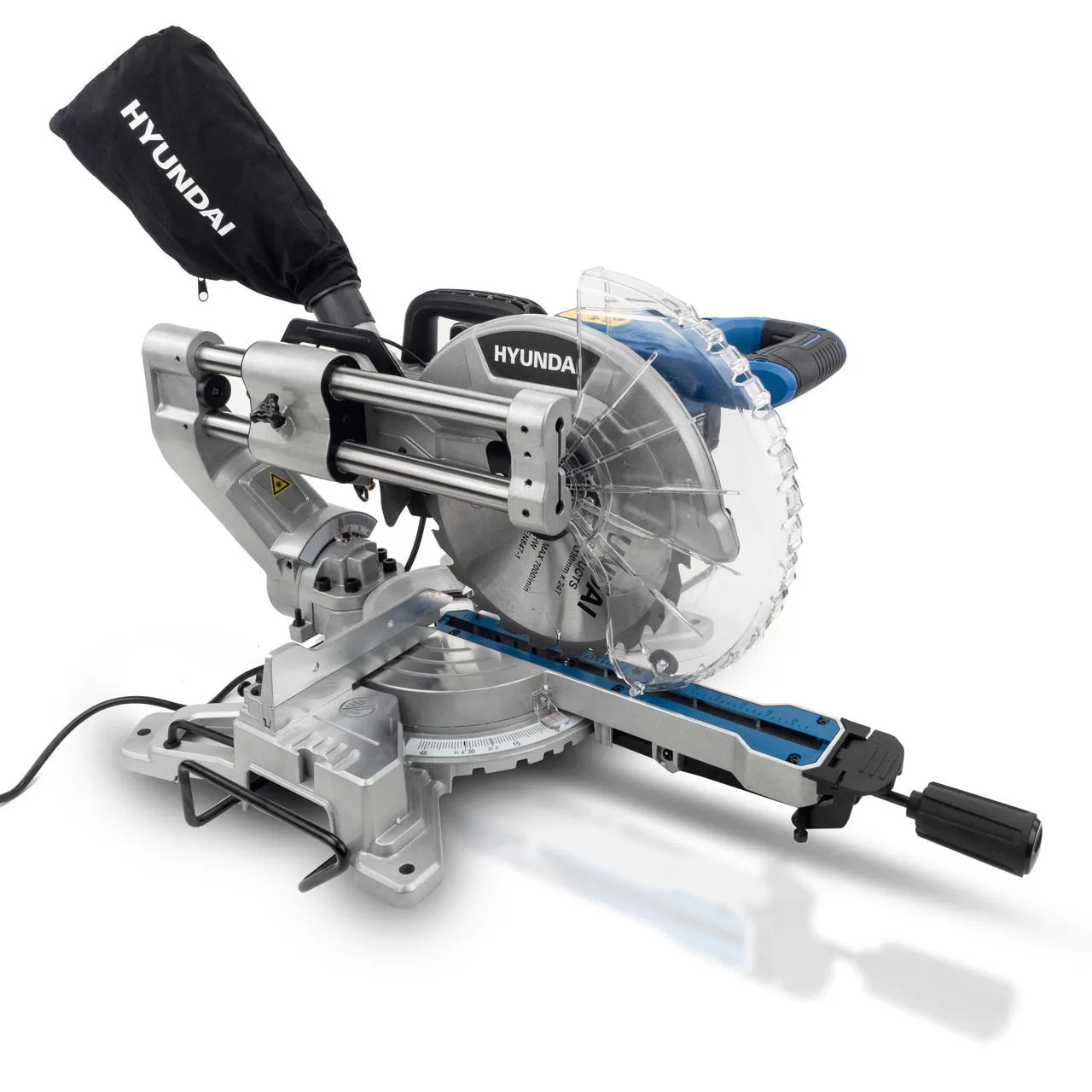 Hyundai 2000W Electric Mitre Saw / Chop Saw with 255mm Blade, 230V