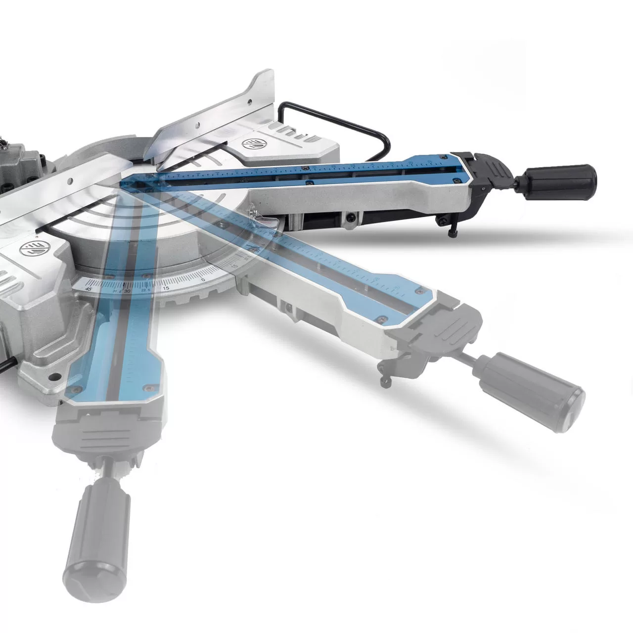 Hyundai 2000W Electric Mitre Saw / Chop Saw with 255mm Blade, 230V