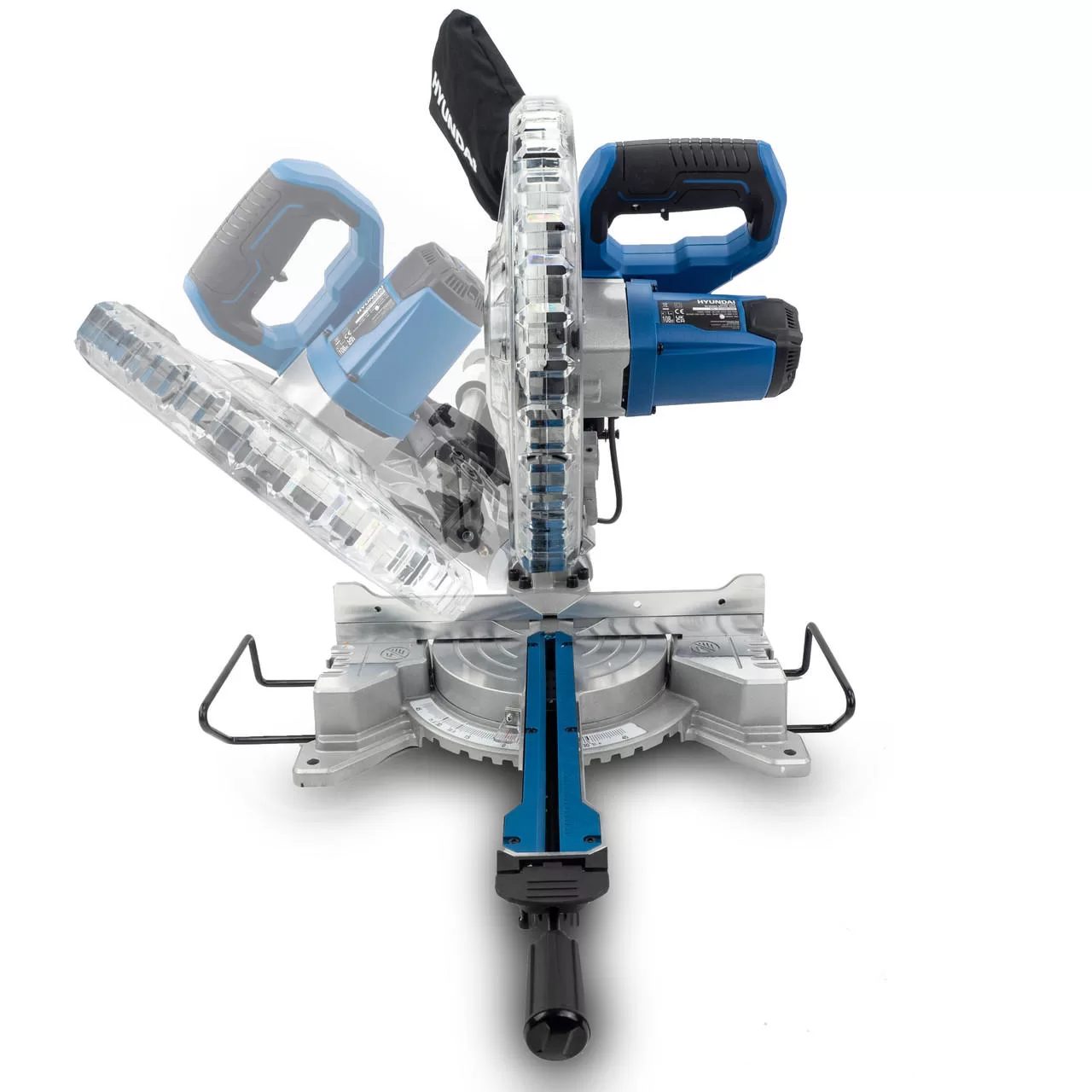Hyundai 2000W Electric Mitre Saw / Chop Saw with 255mm Blade, 230V