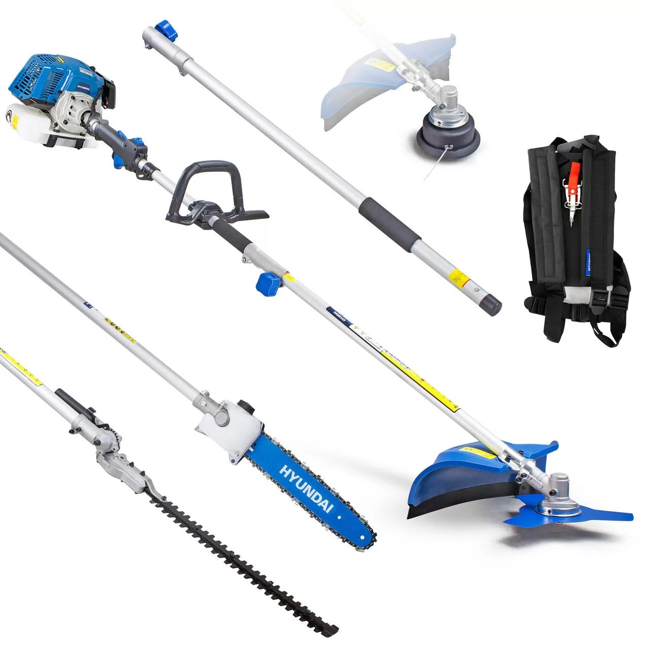 Hyundai 52cc Petrol Garden 5 in 1 Multi Tool