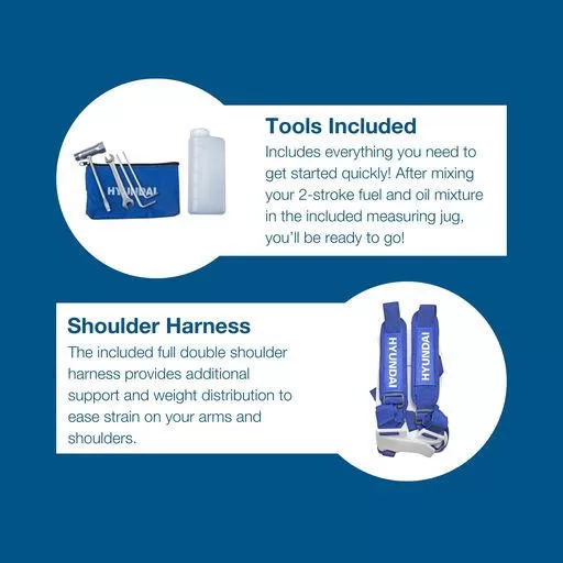 Hyundai 52cc Petrol Garden 5 in 1 Multi Tool