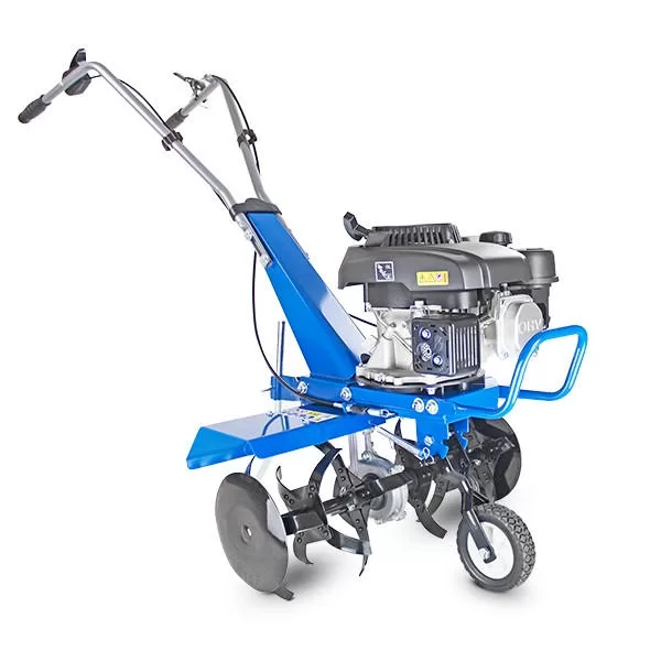 Hyundai 150cc 56cm Petrol Garden Tiller, Cultivator, Rotavator and Rototiller 4-Stroke 2.7kW 6 x 4 Blades