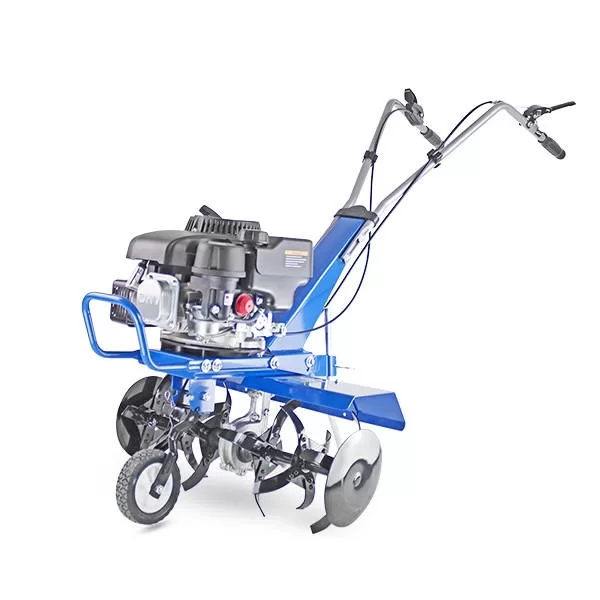 Hyundai 150cc 56cm Petrol Garden Tiller, Cultivator, Rotavator and Rototiller 4-Stroke 2.7kW 6 x 4 Blades