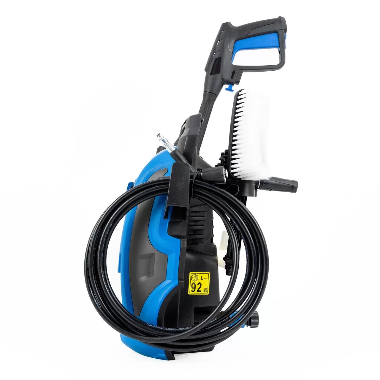 Hyundai 1740psi Electric Pressure Washer, 7.1L/min, 1600W Motor with Hose & Attachments