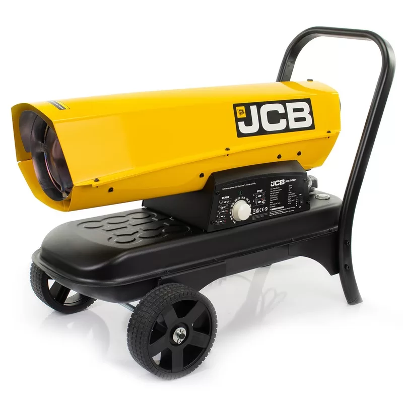 JCB 70,000BTU / 20kW Diesel Space Heater, 496m³ Coverage, Kerosene or Diesel, Thermostat