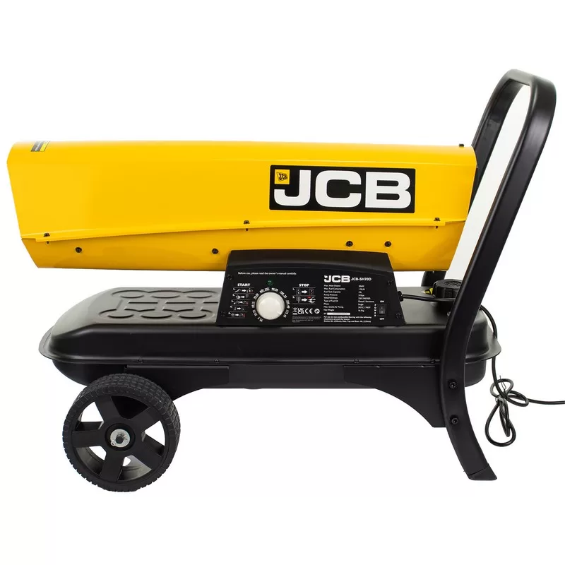 JCB 70,000BTU / 20kW Diesel Space Heater, 496m³ Coverage, Kerosene or Diesel, Thermostat