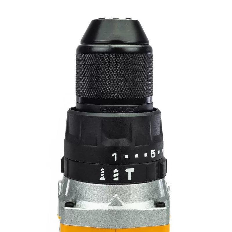JCB 18V 65Nm Brushless, Variable Speed Combi Drill with 5.0Ah Li-ion Battery & 2.4A Charger